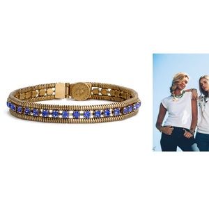 Loren Hope Clara Crystal Bracelet Sapphire Blue